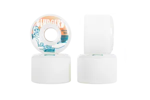 Nana Bludgers 62mm 82a mini longboard wheel in white