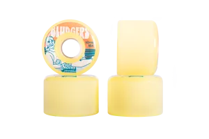 Nana Bludgers 62mm 82a mini longboard wheel in yellow