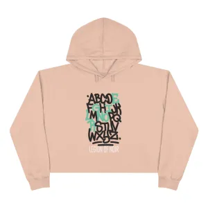 Noir Alpha Crop Hoodie