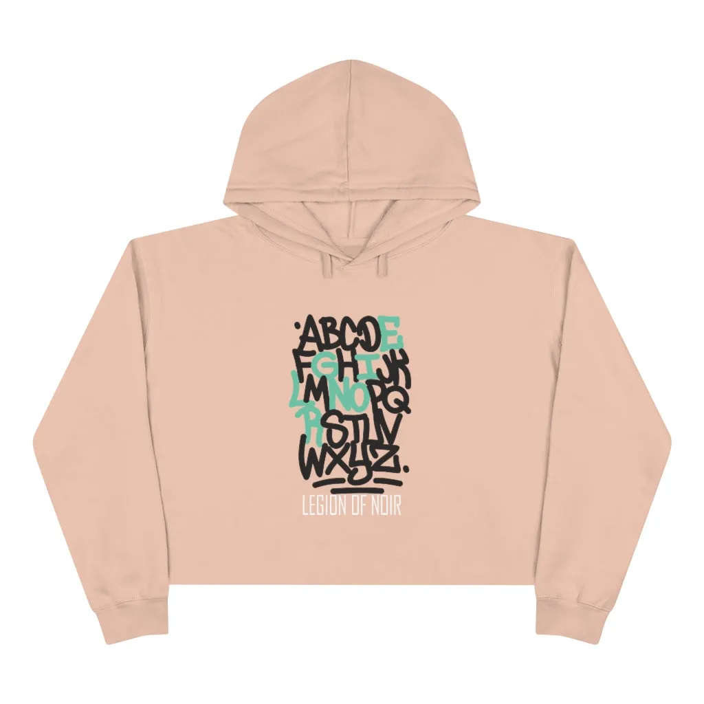 Noir Alpha Crop Hoodie
