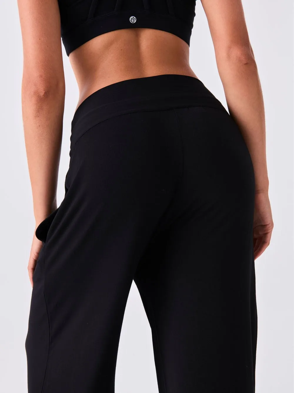 Nomad Modal Wide Leg Pant - Black