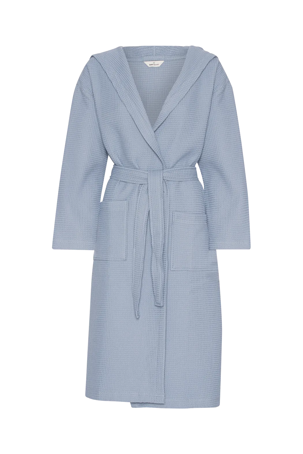 Nora Long Robe GOTS - Ashley Blue
