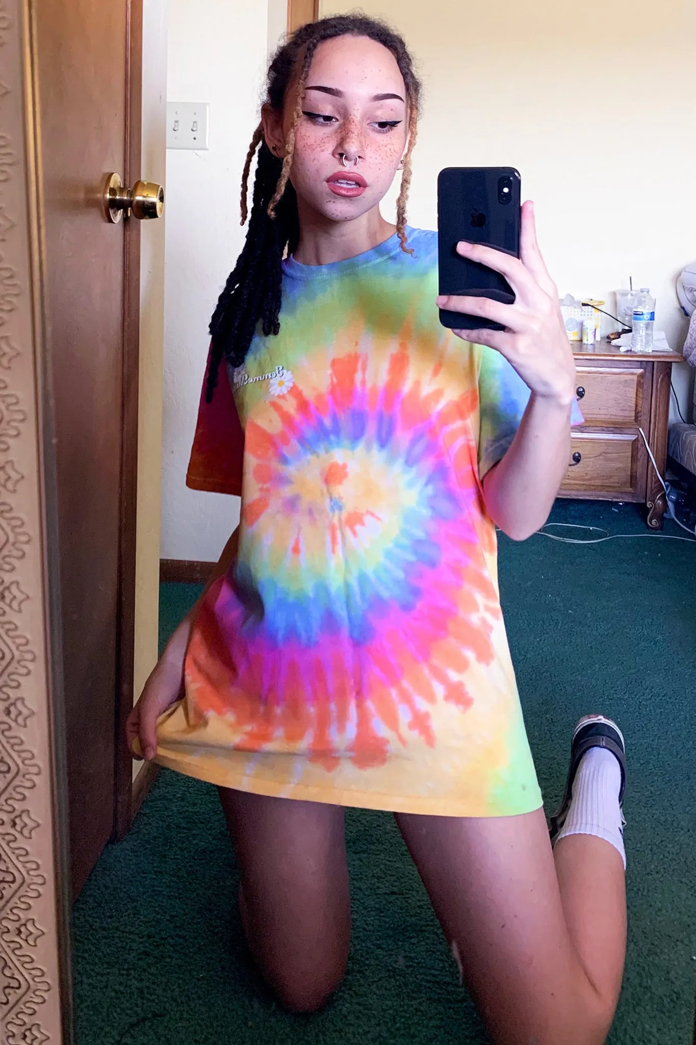 Not High Tie Dye Tee