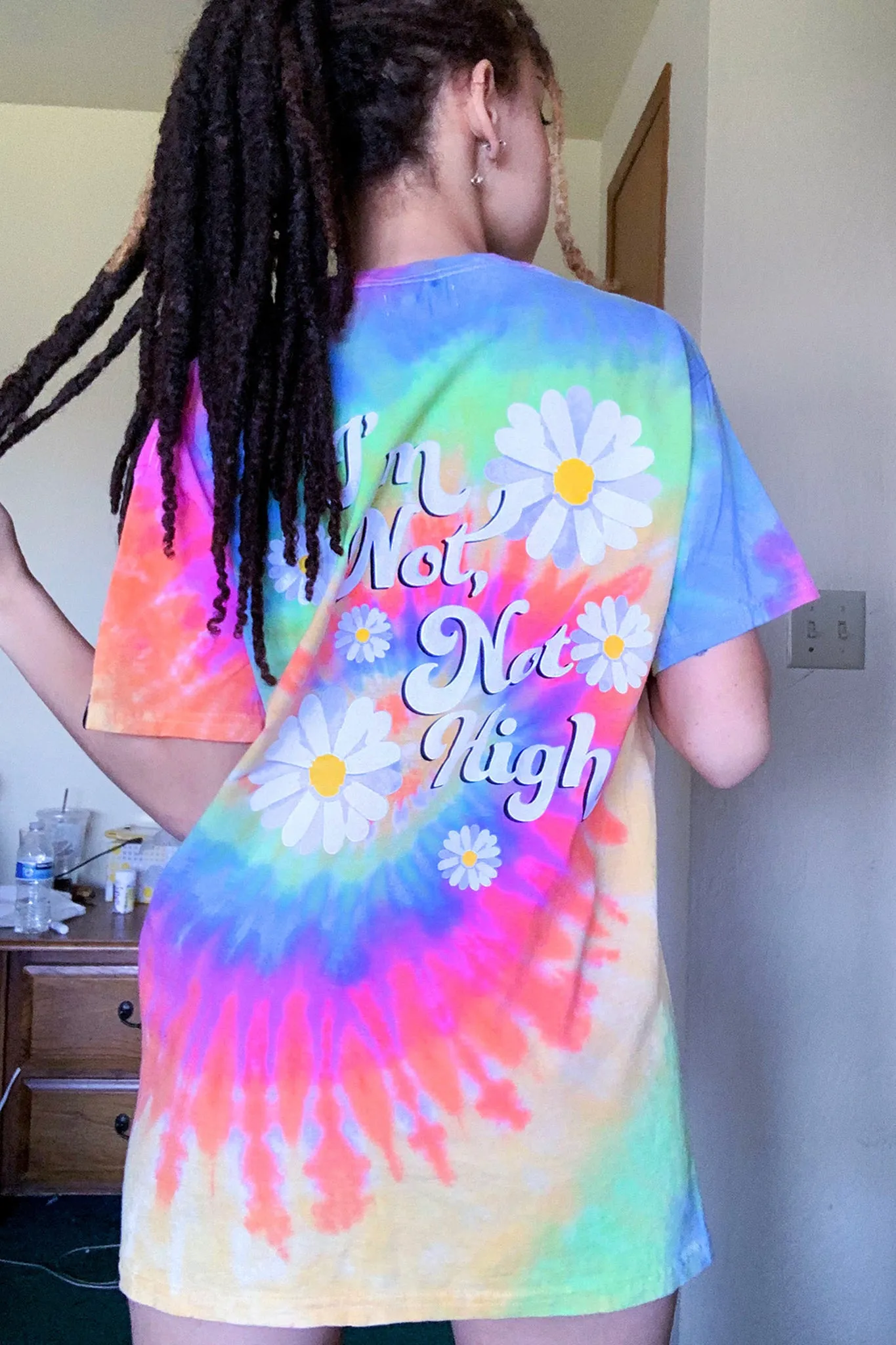 Not High Tie Dye Tee