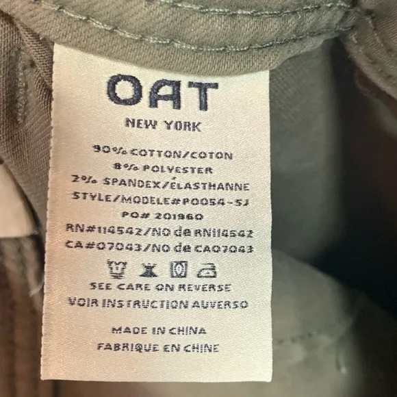 Oat New York Wide Leg Pany NWT