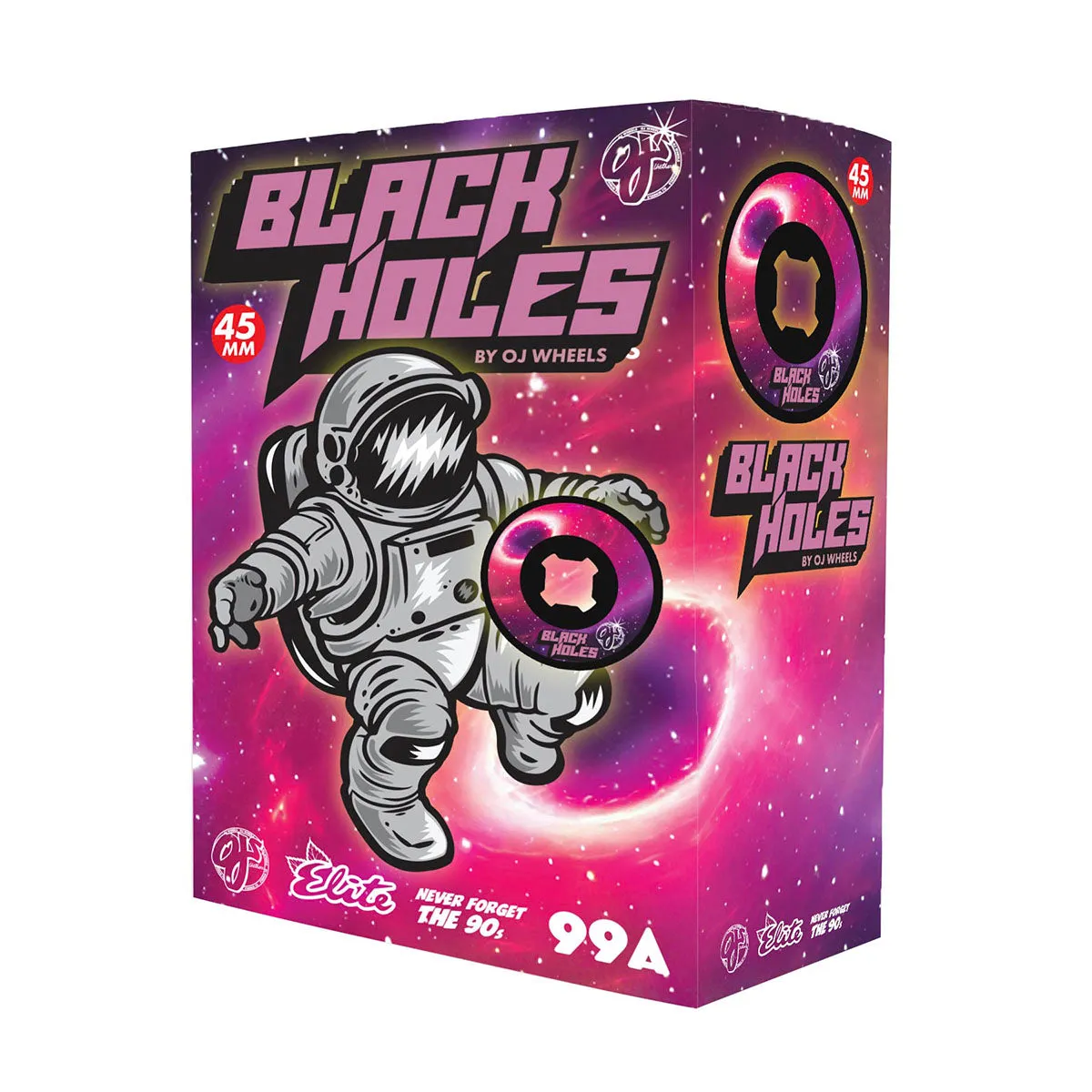 OJ - Black Holes Mini Chubbies Black 45MM 99A Skateboard Wheels