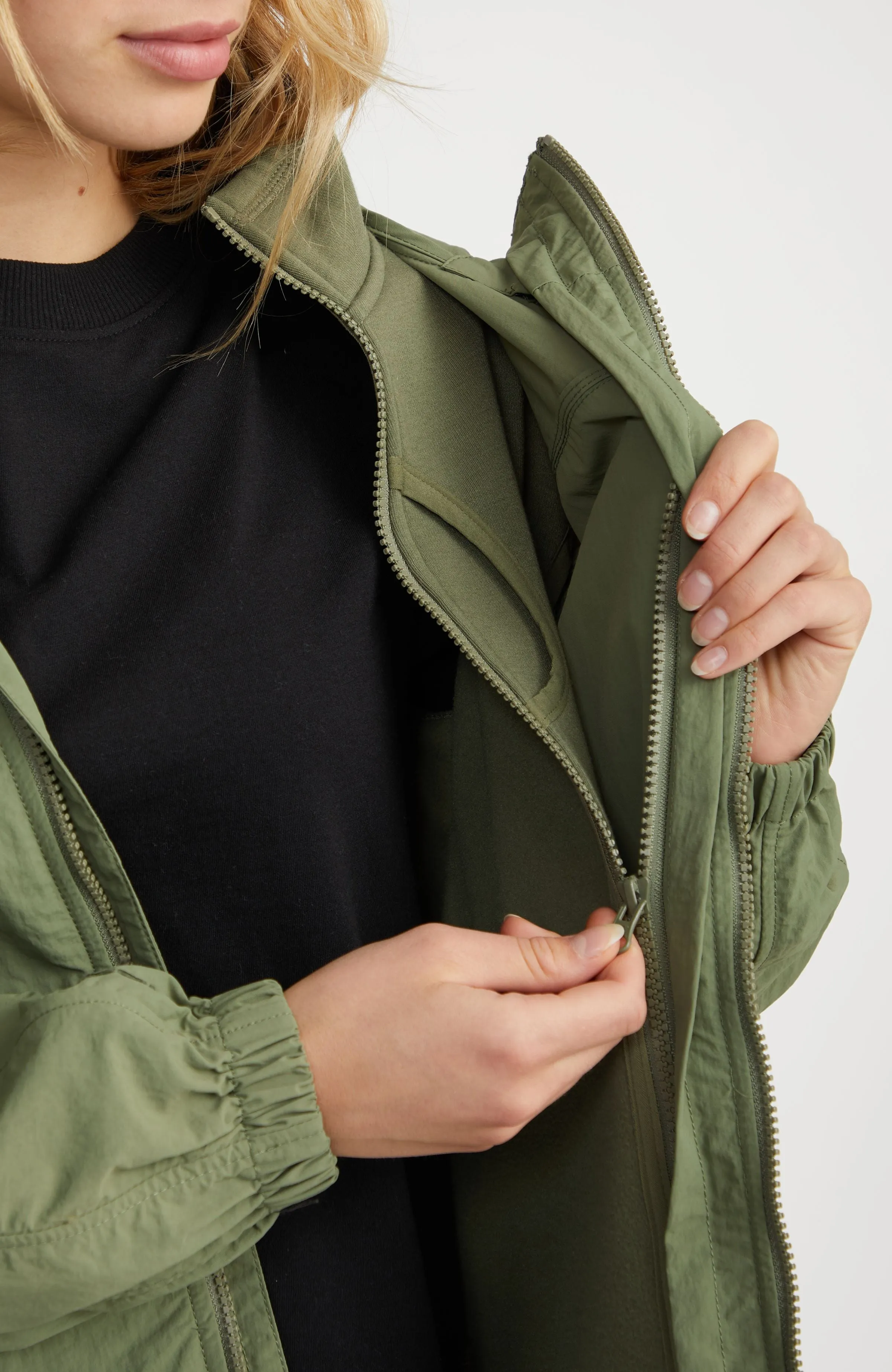 O'Neill TRVLR Series Trainingsjacke | Deep Lichen Green
