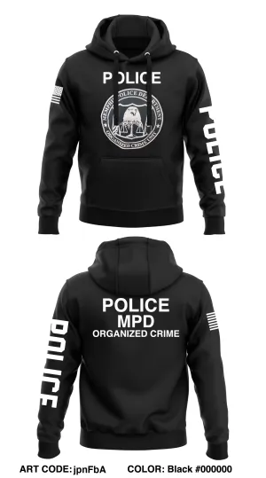 Organized Crime Unit Store 1  Core Men's Hooded Performance Sweatshirt - jpnFbA