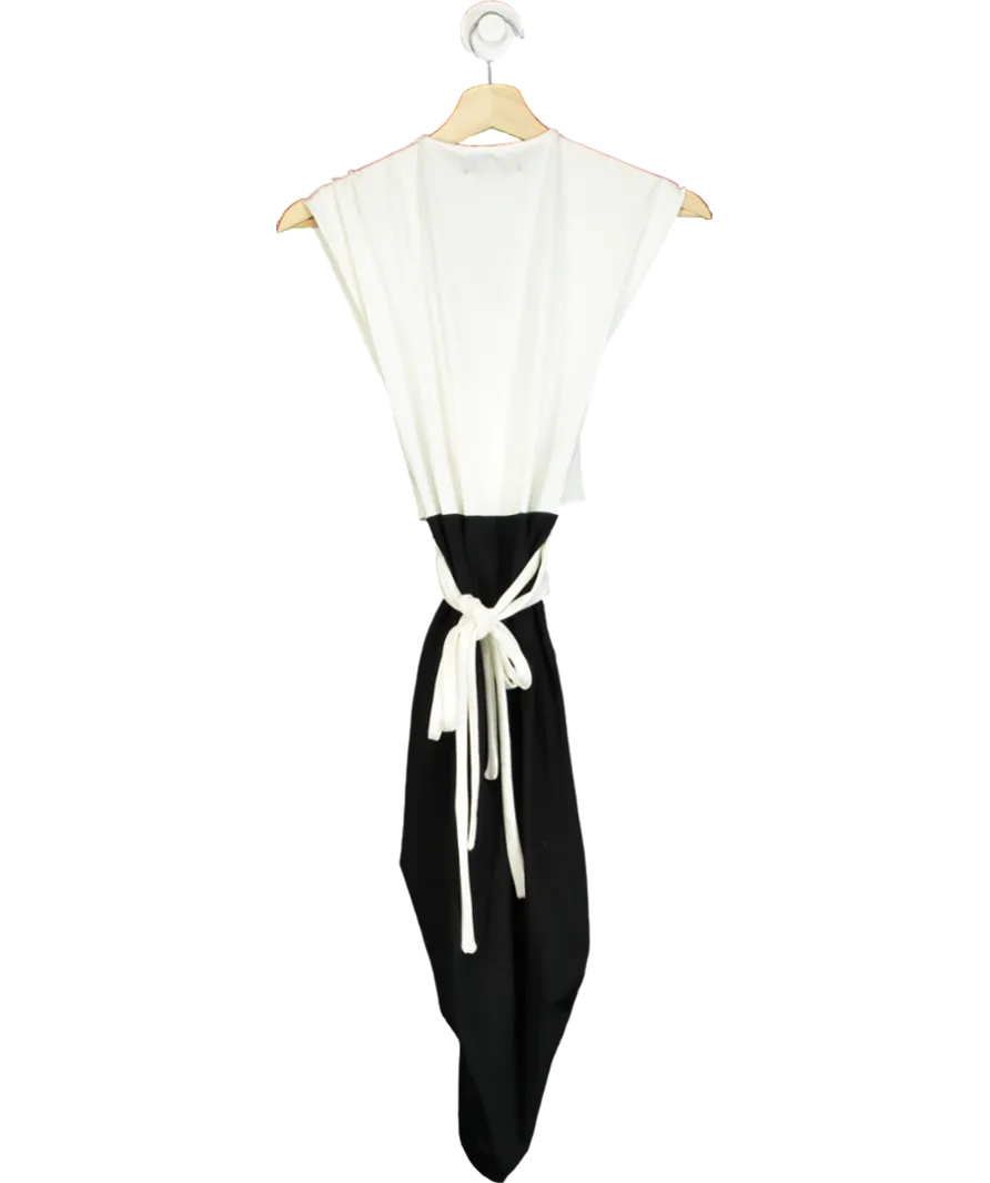 Pfeiffer White Mini Ramos Two-tone Dress UK XXS