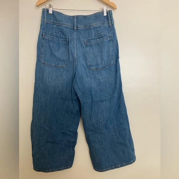 Pilcro Wide Leg Crop Jeans Pants Anthropologie size 31