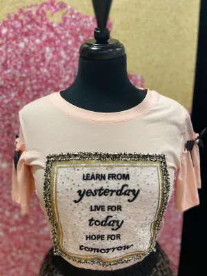 Pink graphic t-shirt
