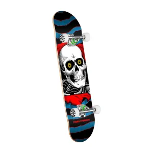 Powell Peralta Ripper Birch Complete Skateboard - Blue/Red - 7.5 x 30.7