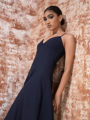 Princess Detail Sleeveless Maxi Dress