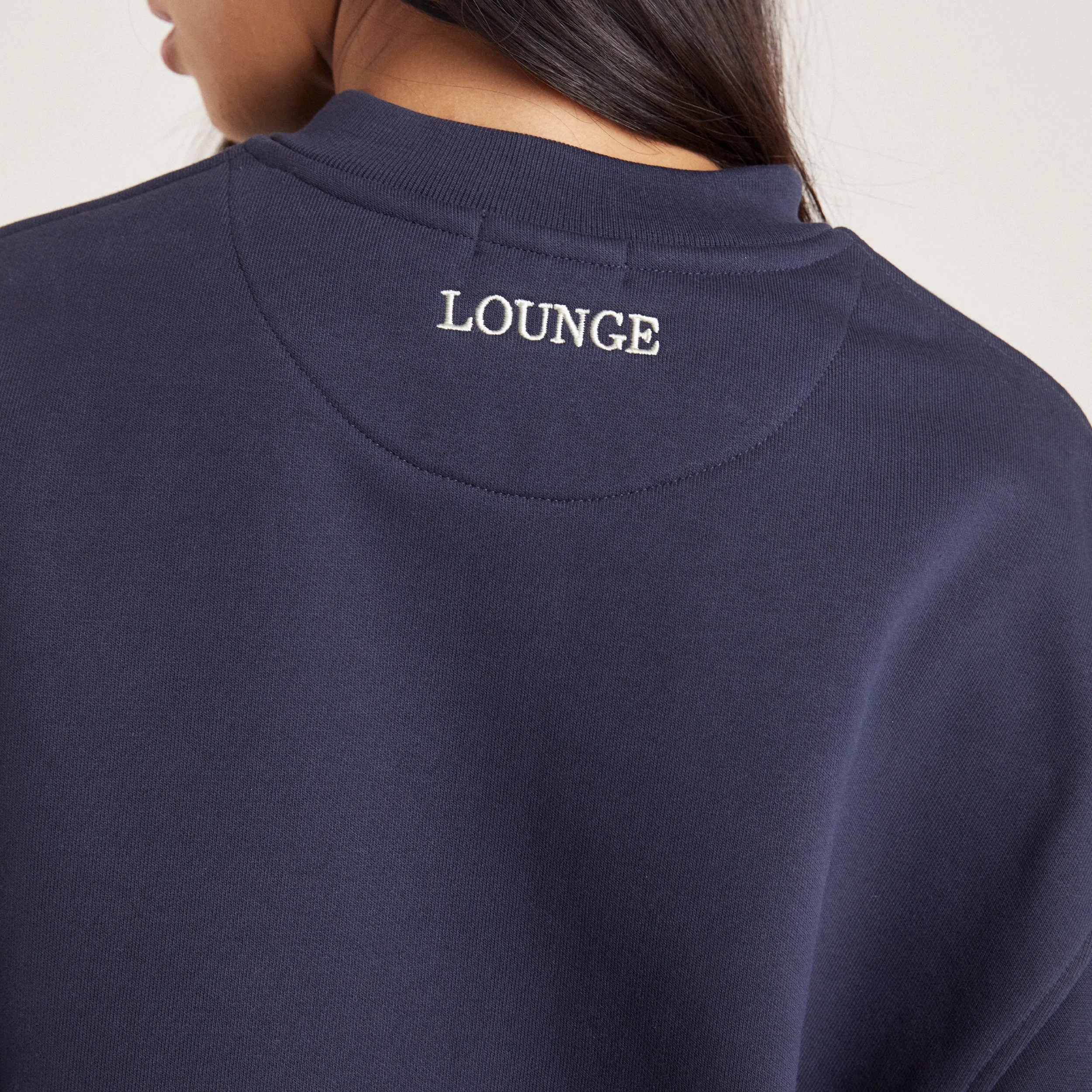 Pull avec Quart de Zip - Bleu Encre
