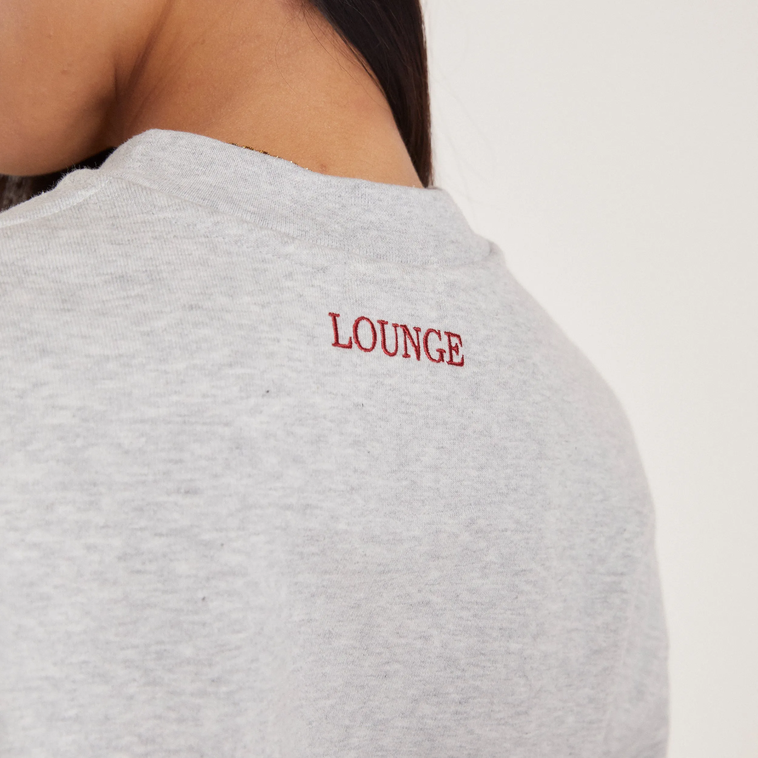 Pull avec Quart de Zip - Gris Chiné