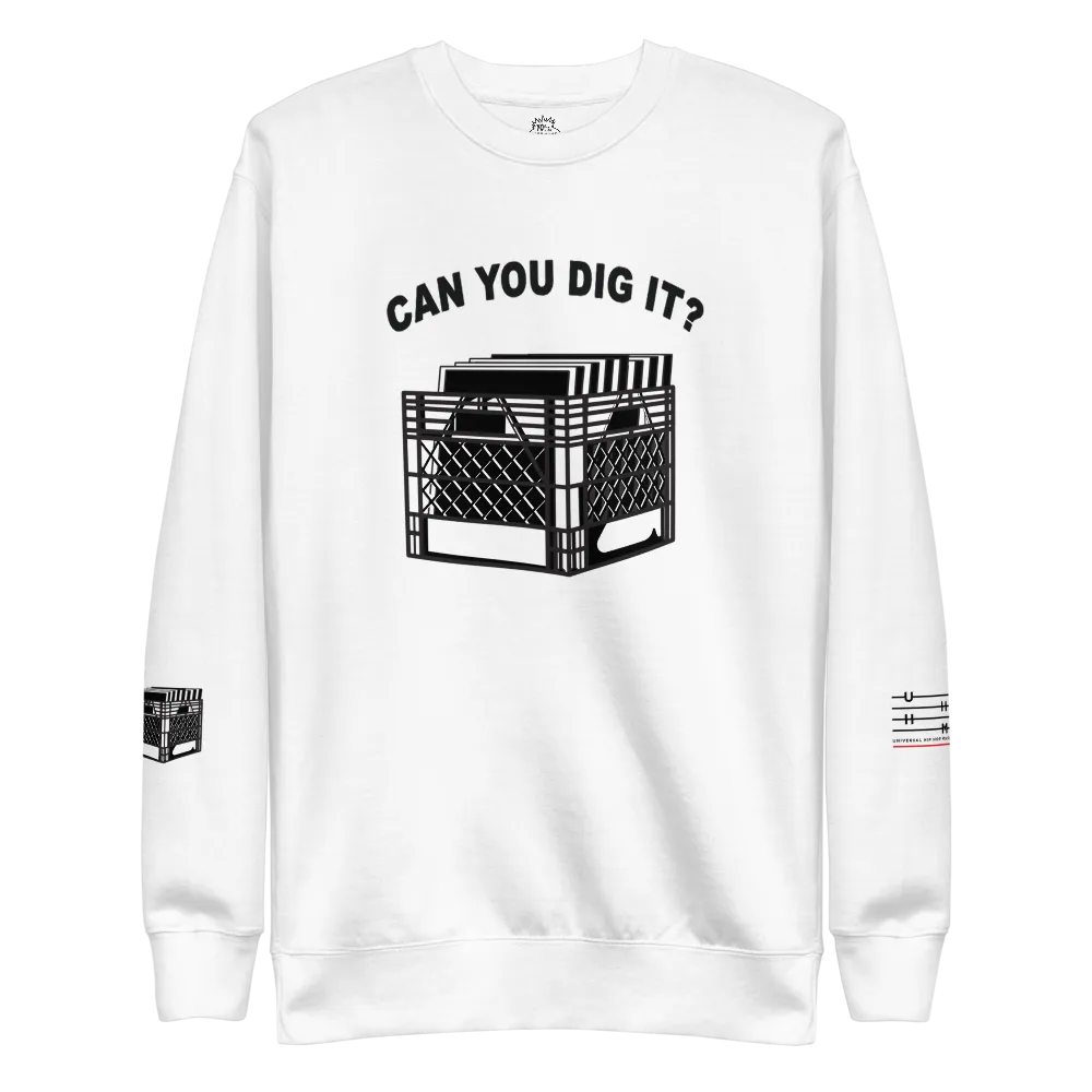 "Can You Dig It" (Light) Unisex Fleece Pullover