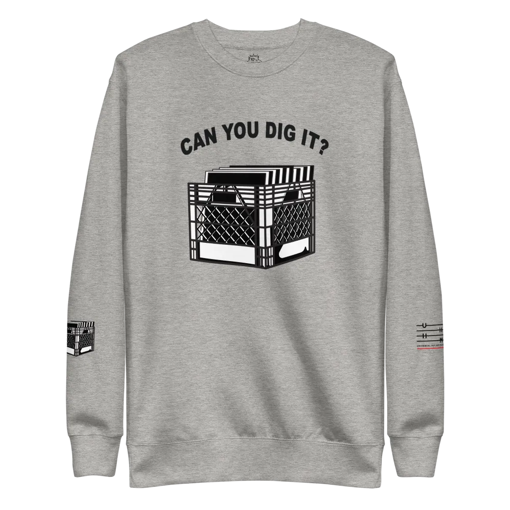 "Can You Dig It" (Light) Unisex Fleece Pullover