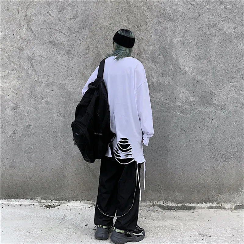 "DARK HOLE LOOSE" PULLOVER SWEATSHIRT Y020703