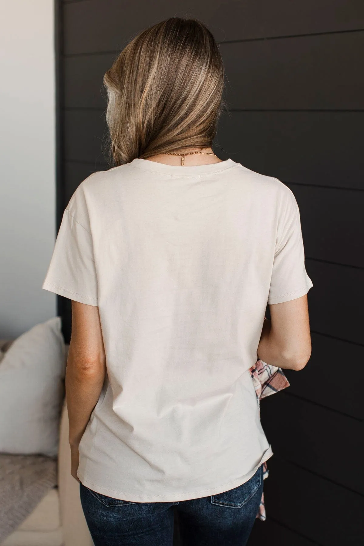 "Dreamer" Graphic Tee- Sand