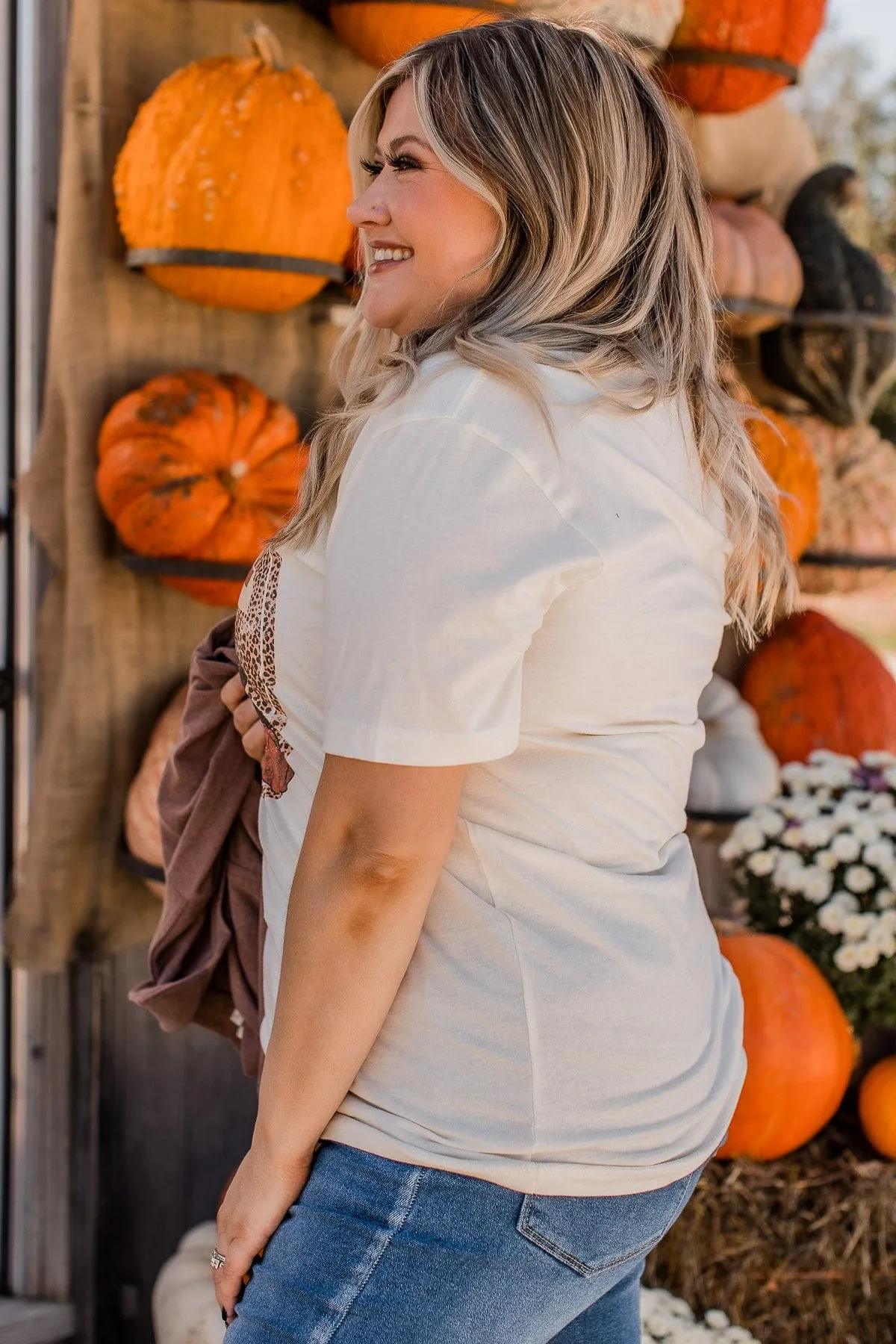 "Fall Vibes" Graphic Tee- Cream