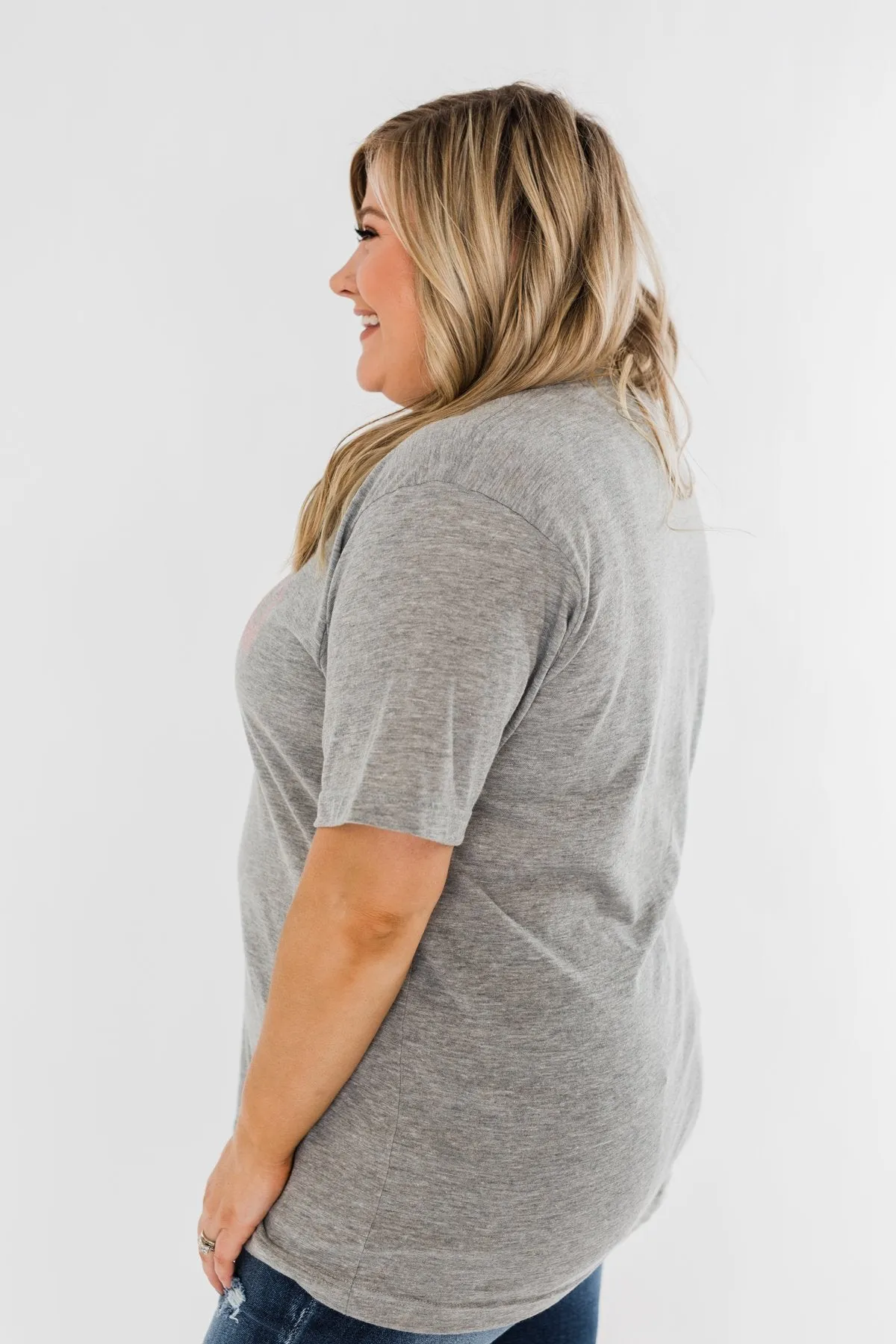 "Forgiven" Graphic Tee- Grey