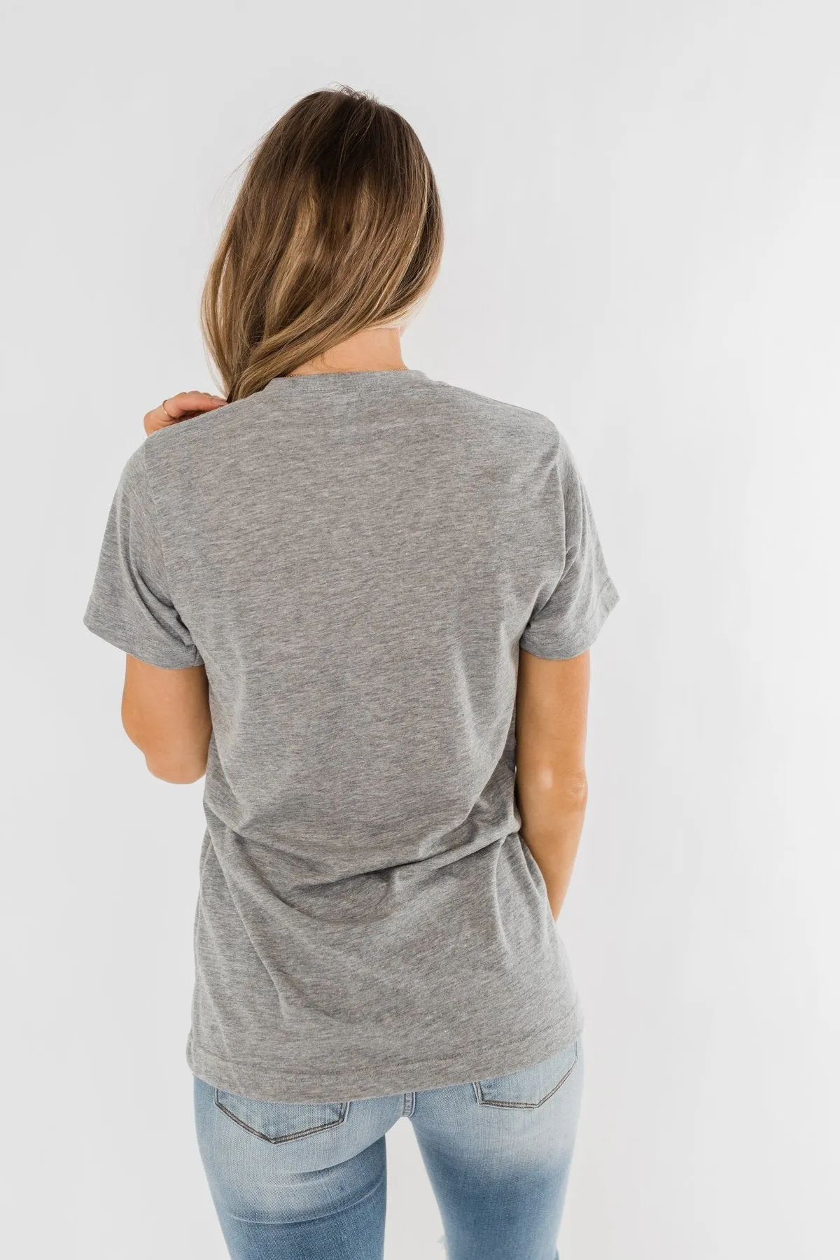 "Forgiven" Graphic Tee- Grey