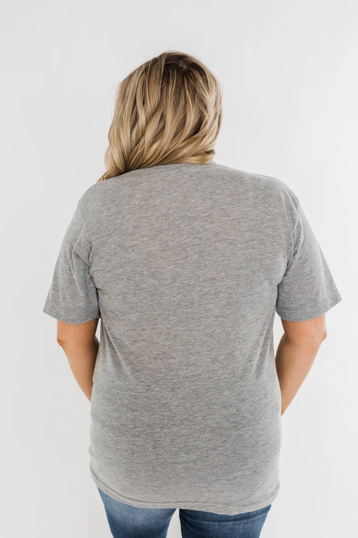 "Forgiven" Graphic Tee- Grey