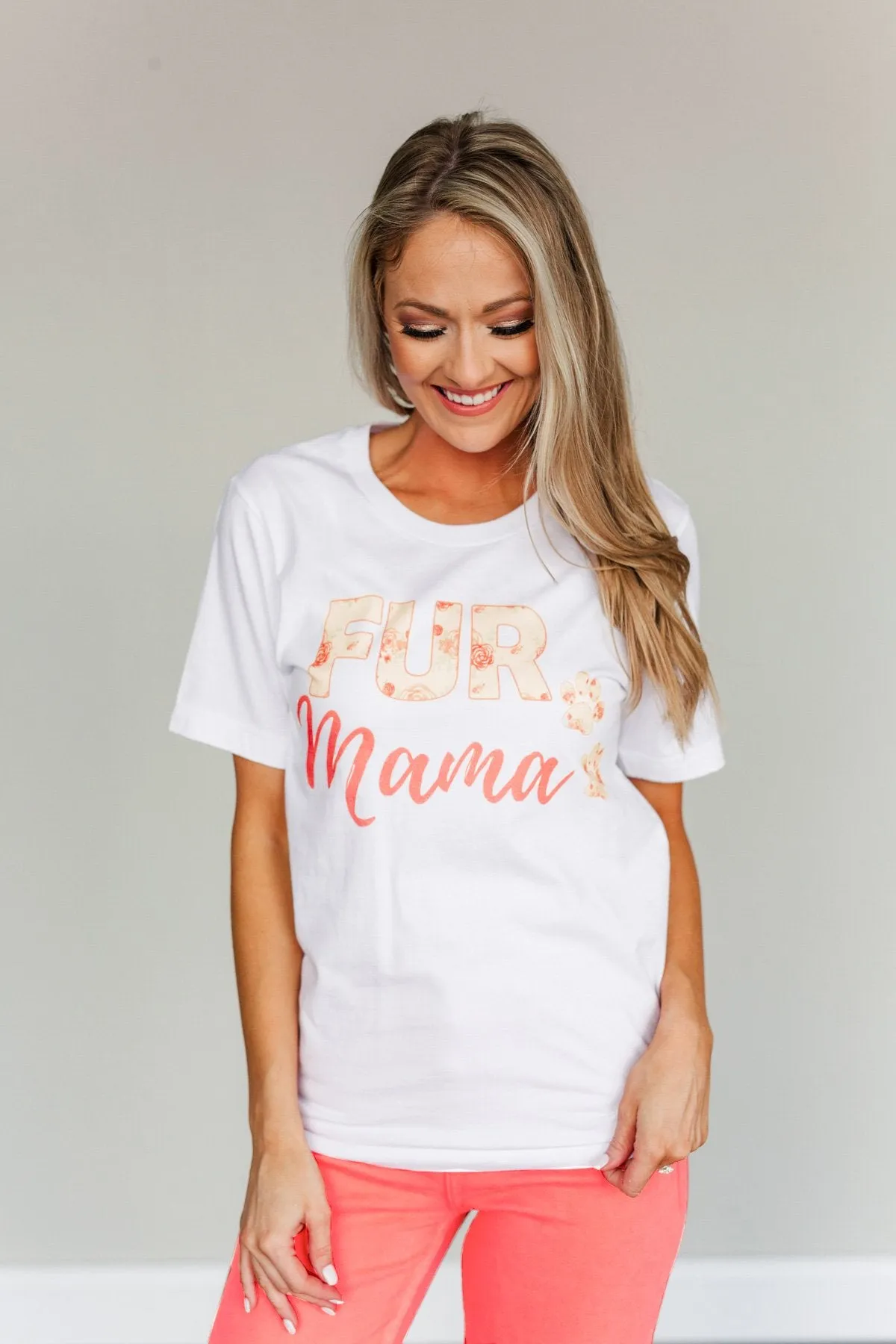 "Fur Mama" Graphic Tee- Ivory