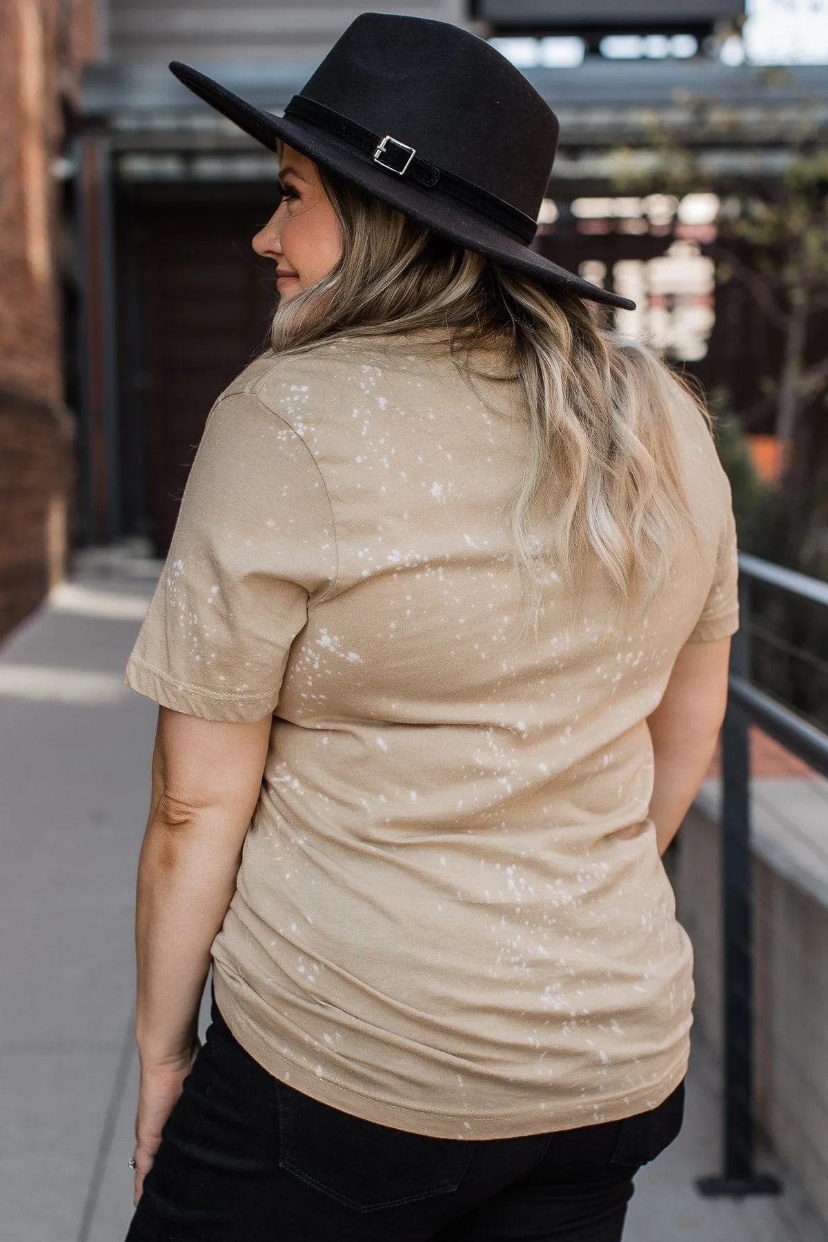 "Gettin My Hank On" Graphic Tee- Sand
