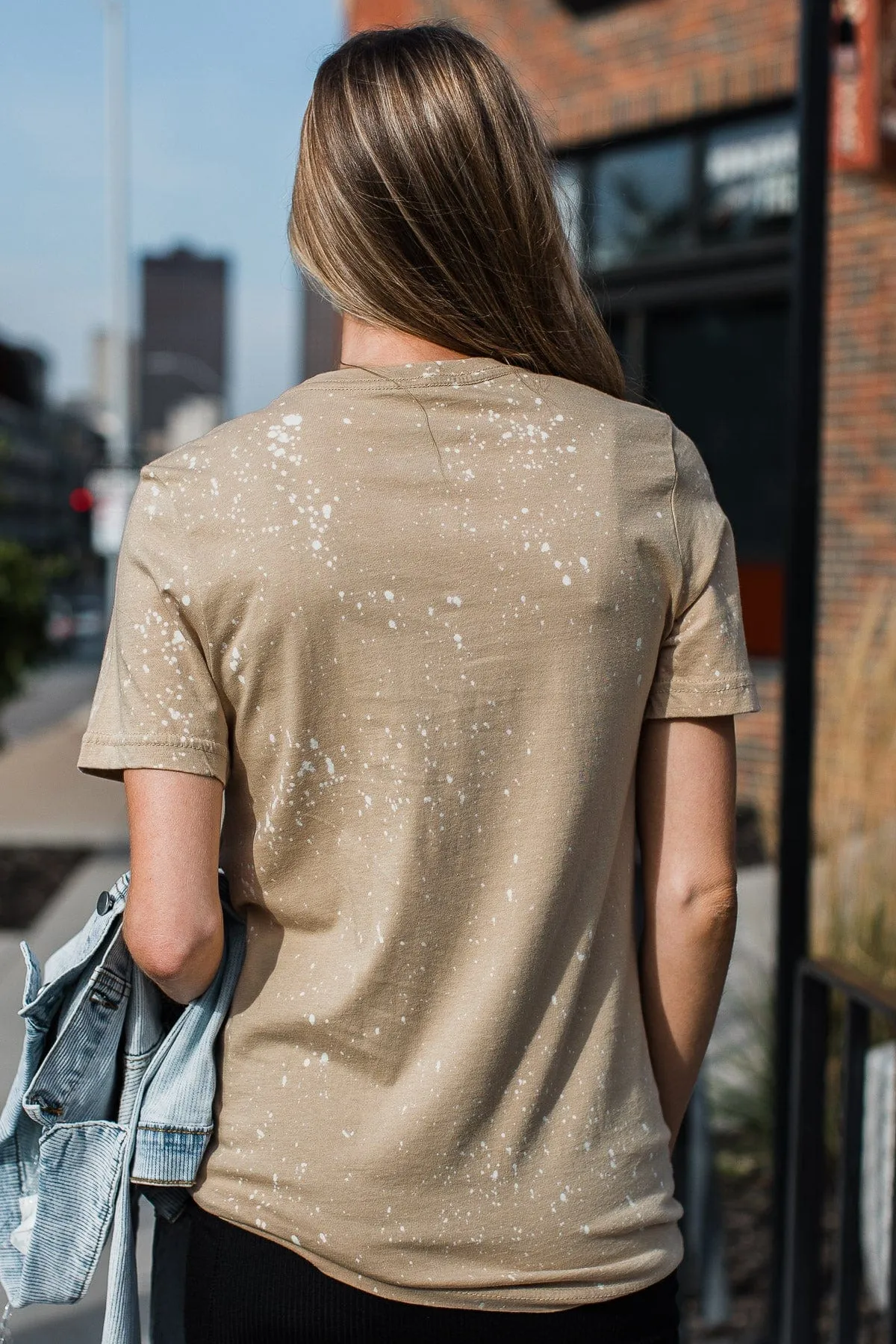 "Gettin My Hank On" Graphic Tee- Sand