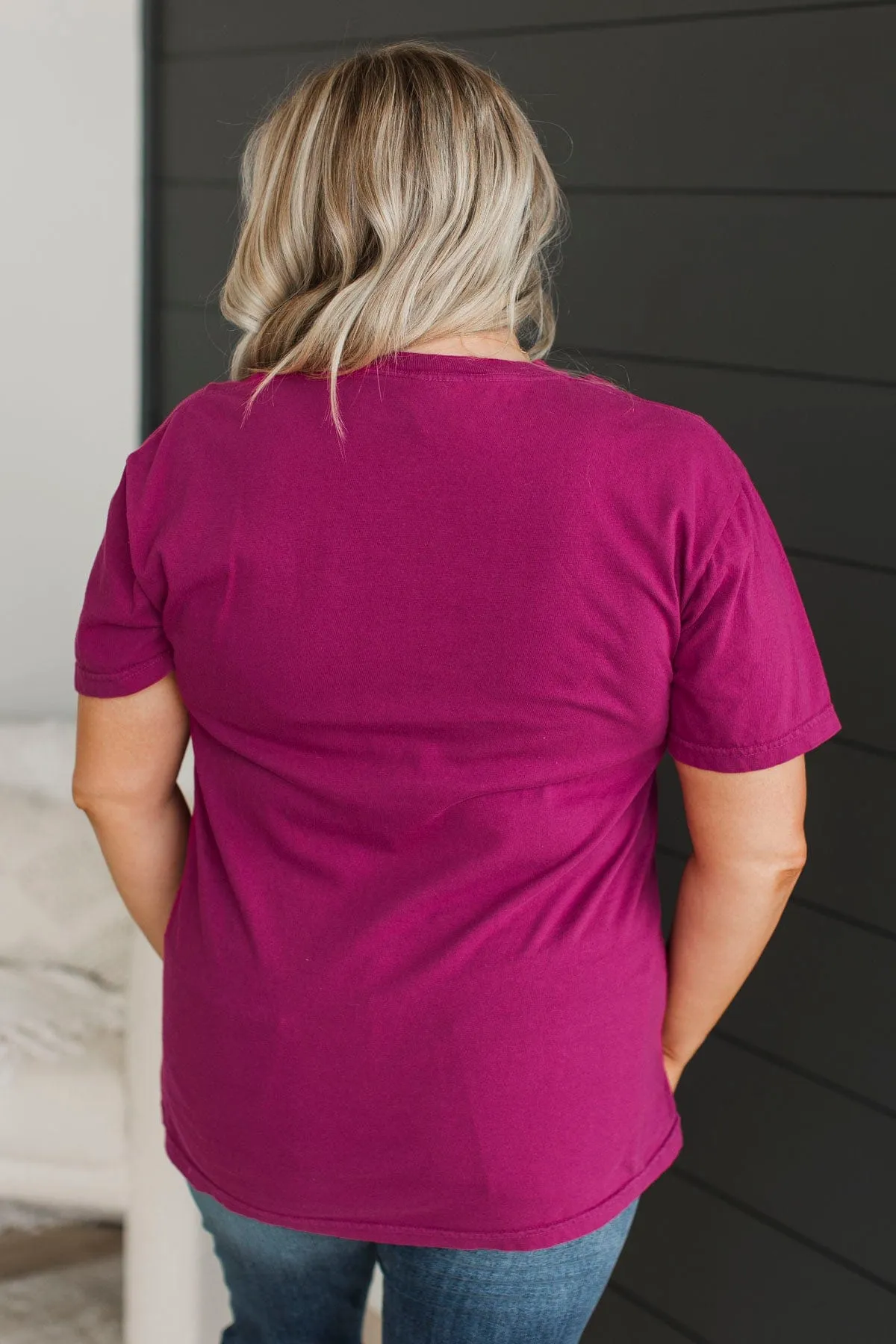 "Good Day" Graphic Tee- Magenta