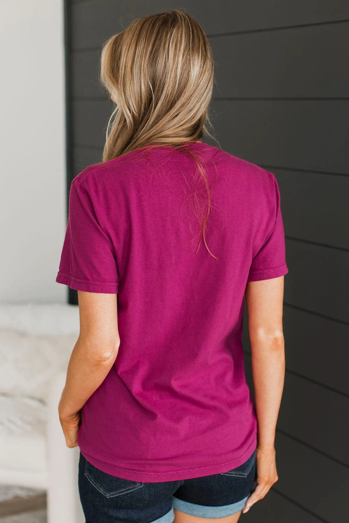 "Good Day" Graphic Tee- Magenta
