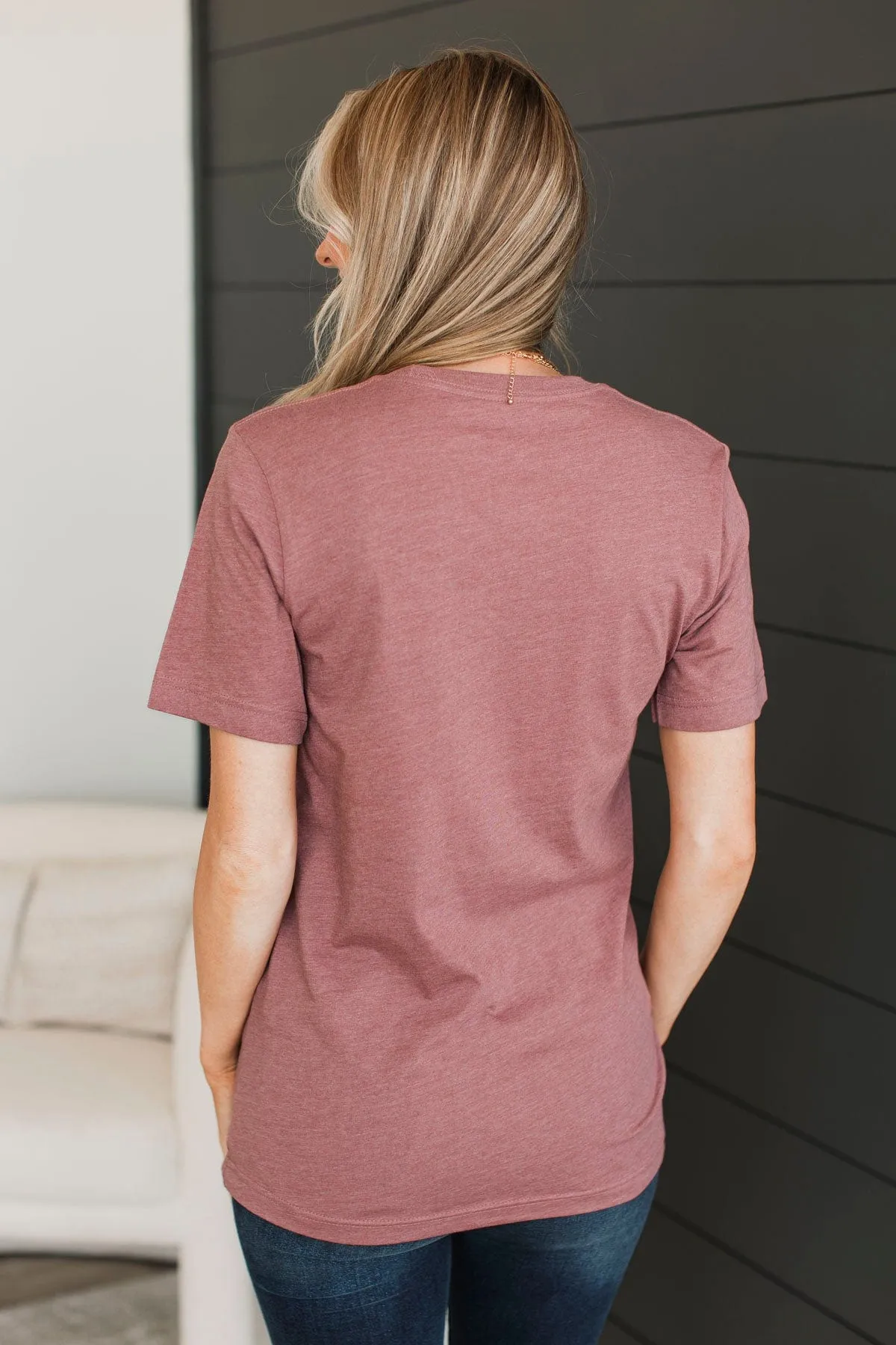 "It Is Well With My Soul" Graphic Tee- Mauve