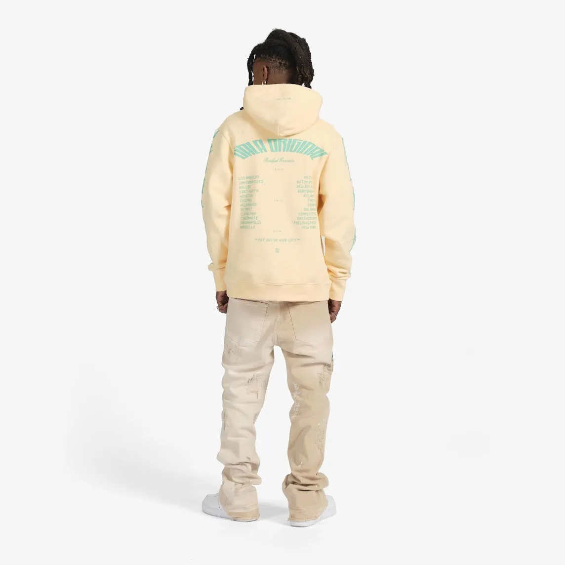"Tour" Hoodie (cream)