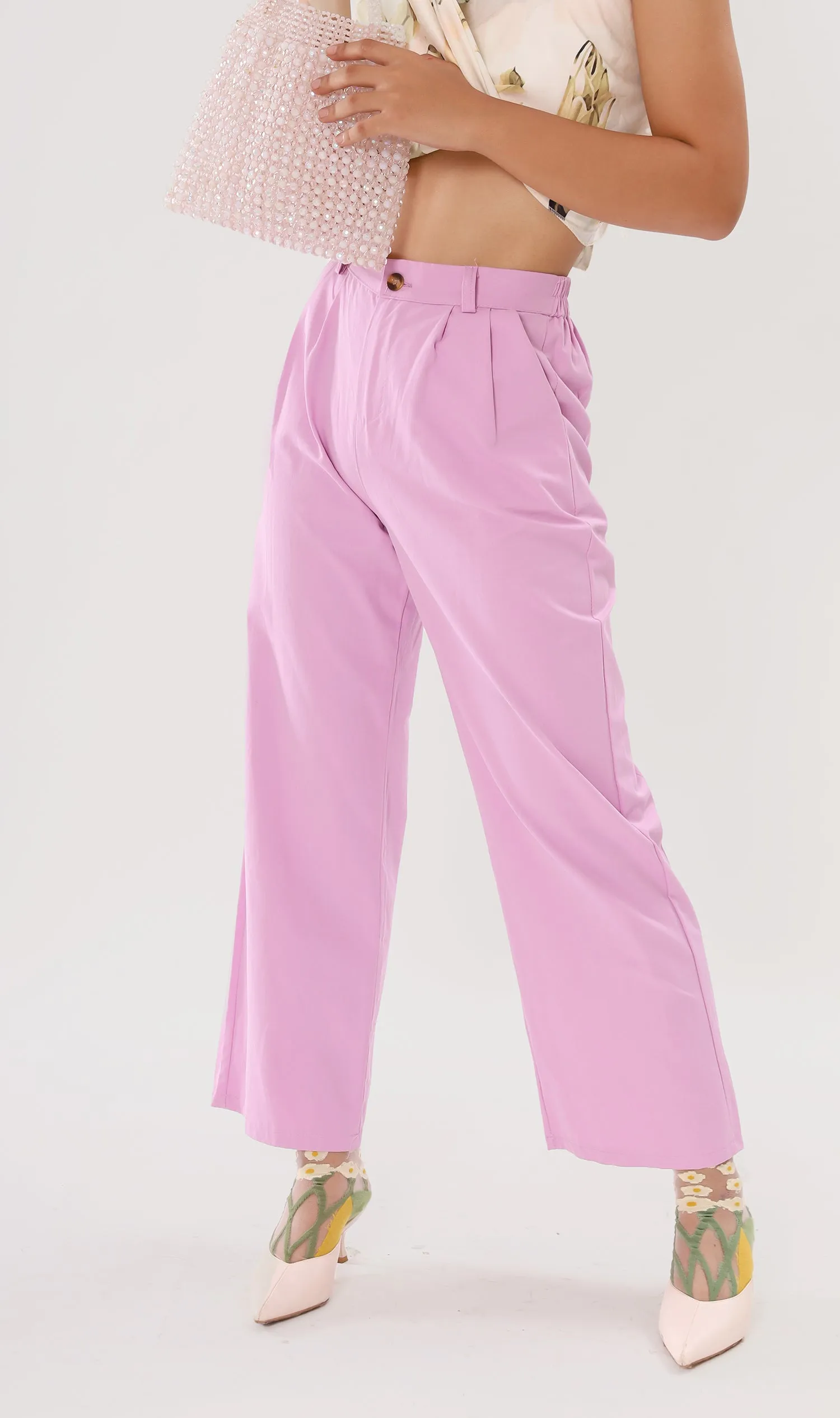 RAI Wide-Leg Pants (Lilac)