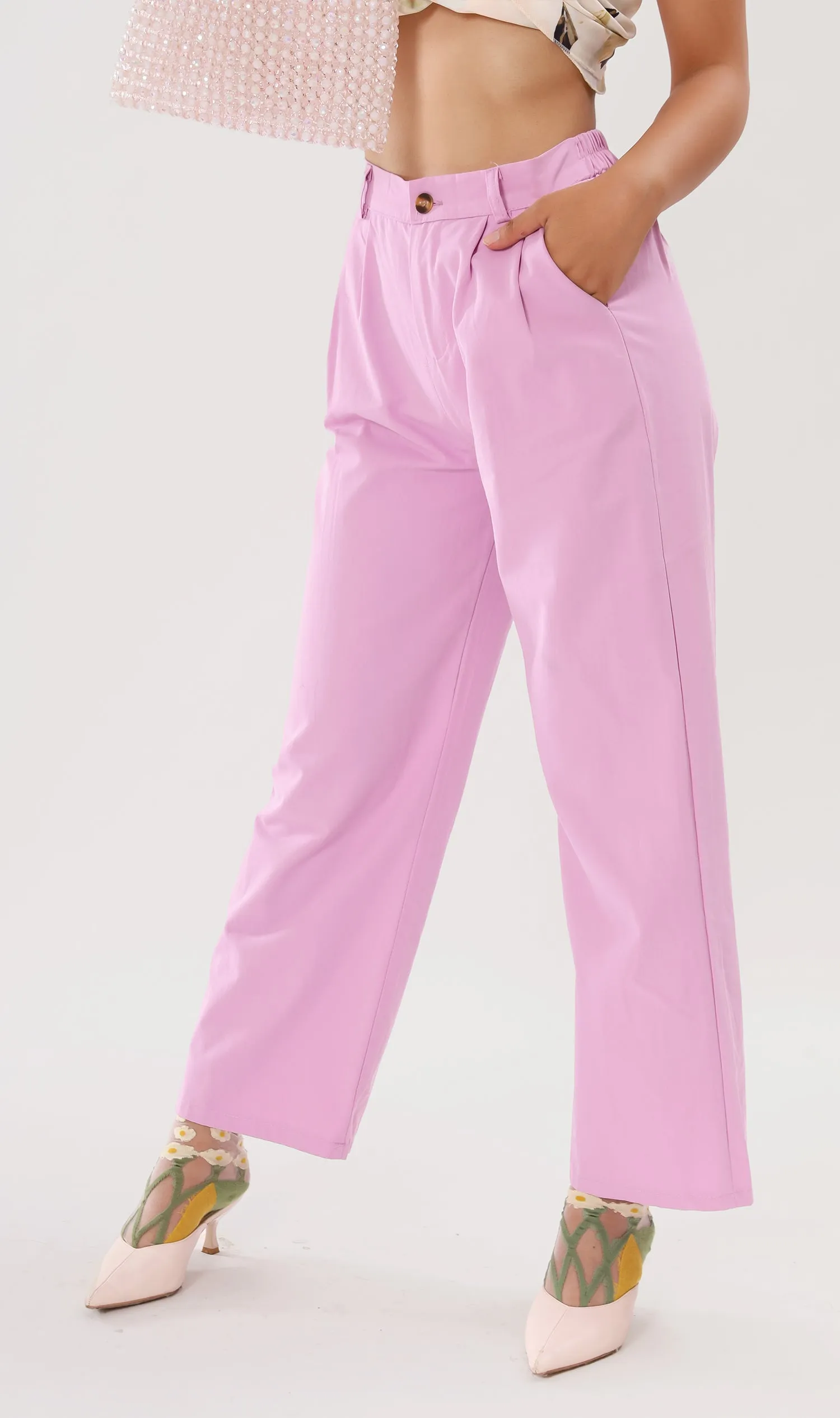 RAI Wide-Leg Pants (Lilac)
