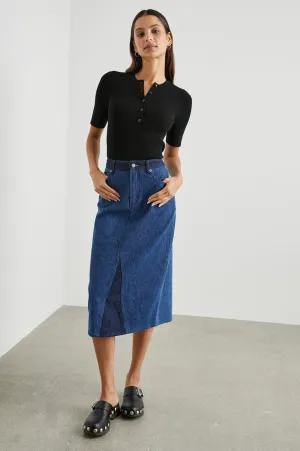 Rails - Highland Skirt - Indigo Patchwork