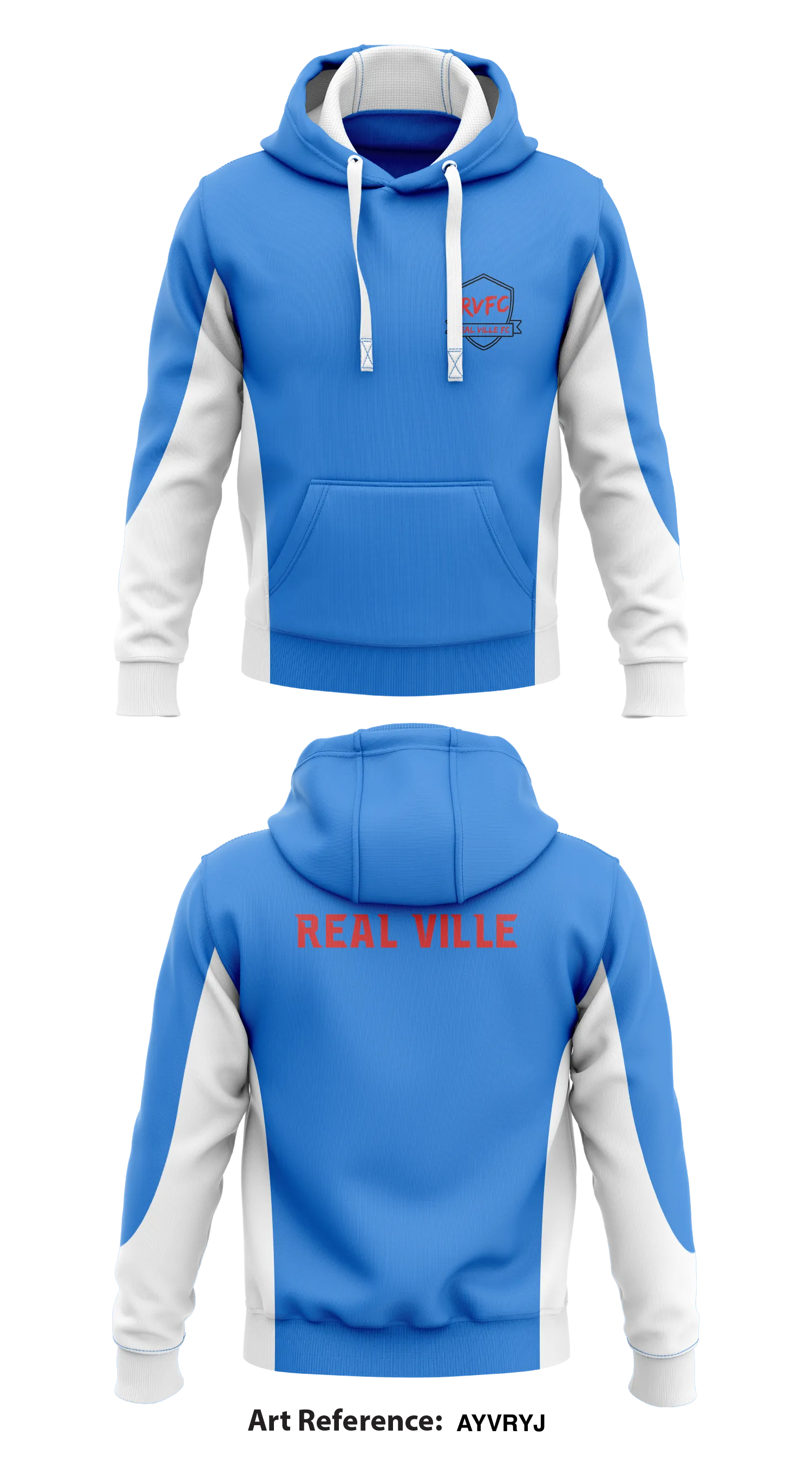 Real Ville Store 1  Core Men's Hooded Performance Sweatshirt - AYvRyj