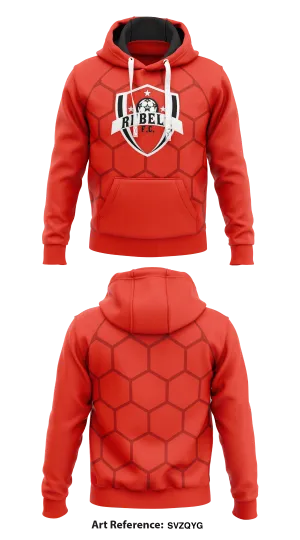 Rebels FC  Core Men's Hooded Performance Sweatshirt - svzQyg
