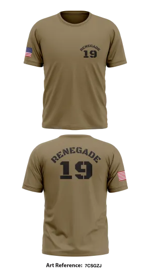 Renegade 19 Store 1 Short-Sleeve Hybrid Performance Shirt Core Men's Hooded Performance Sweatshirt - 7CSgzj