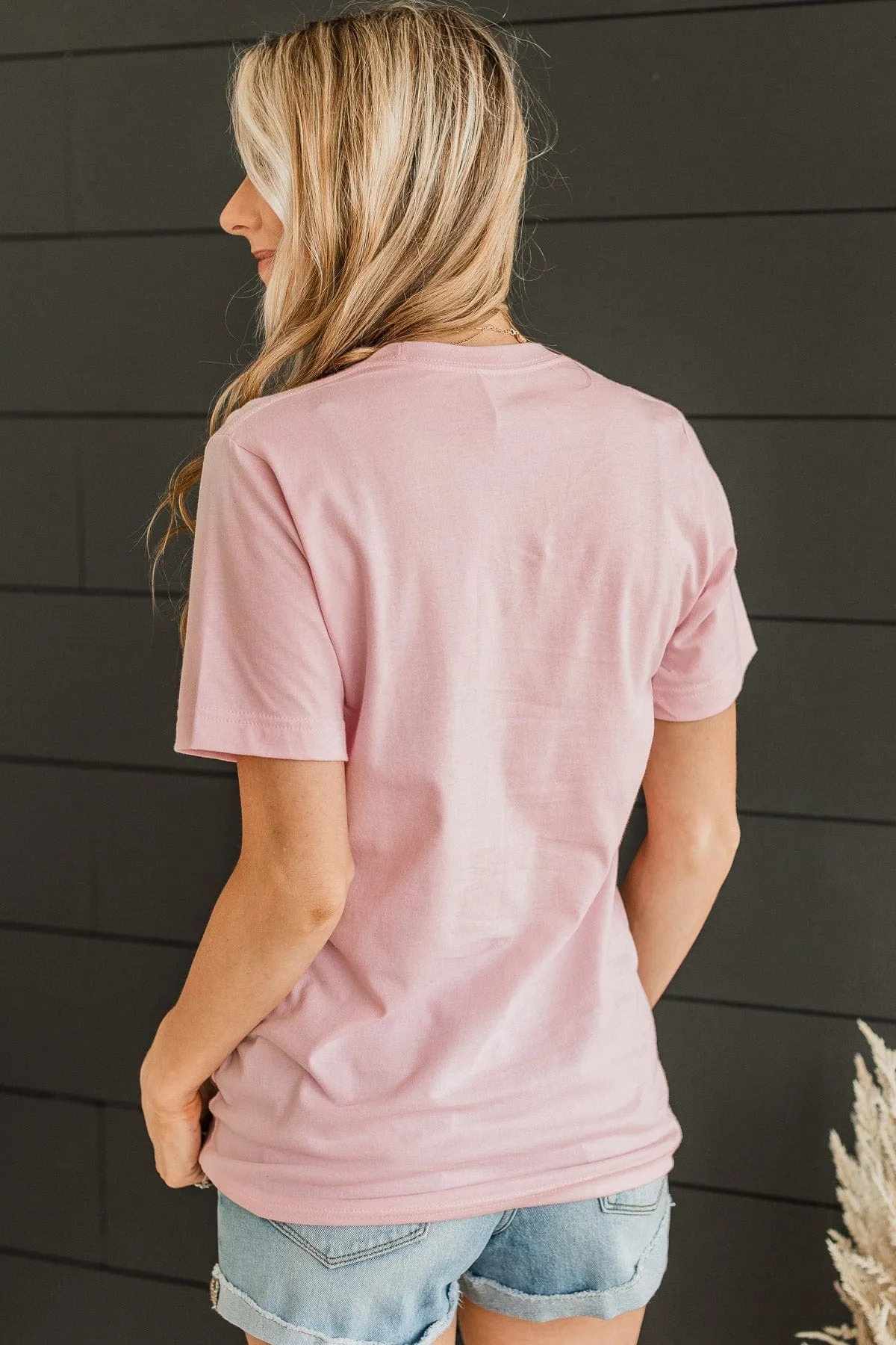 Ride Through The Blooms Graphic Tee- Pink