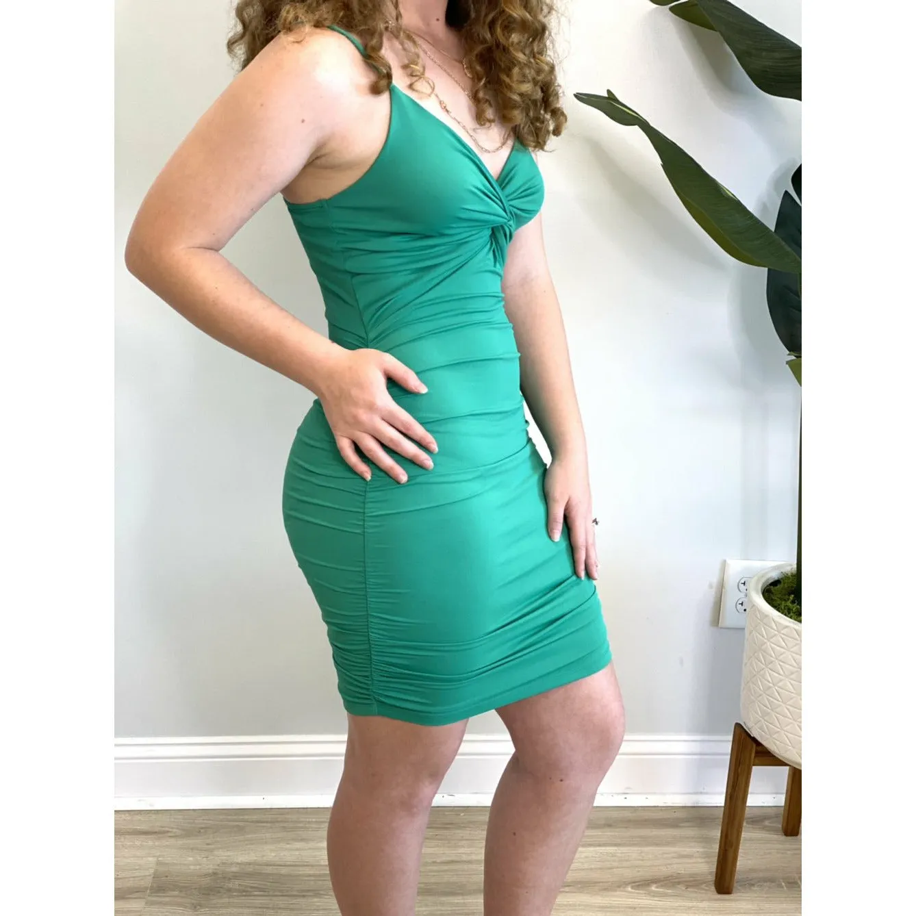Ruched Tank Dress