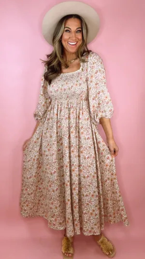 Rylee   Cru Della Dress in Pink Gardenia