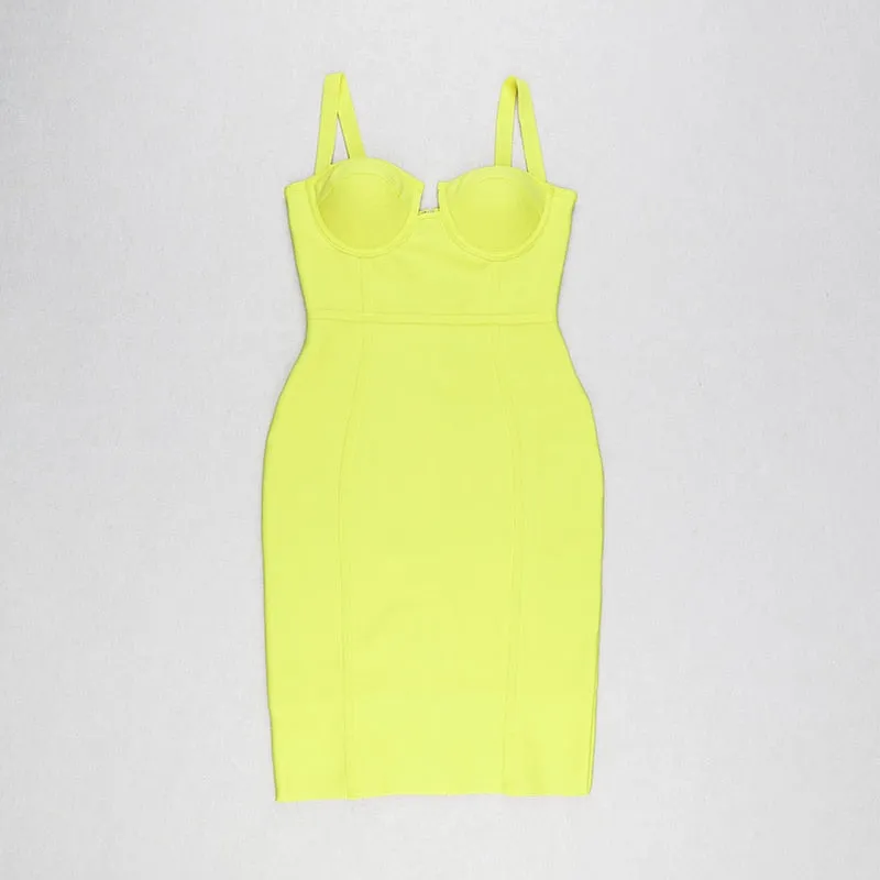 Sexy Rayon Summer Bandage Dress 2021 Celebrity Designer Fashion Party Dress