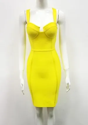 Sexy Rayon Summer Bandage Dress 2021 Celebrity Designer Fashion Party Dress