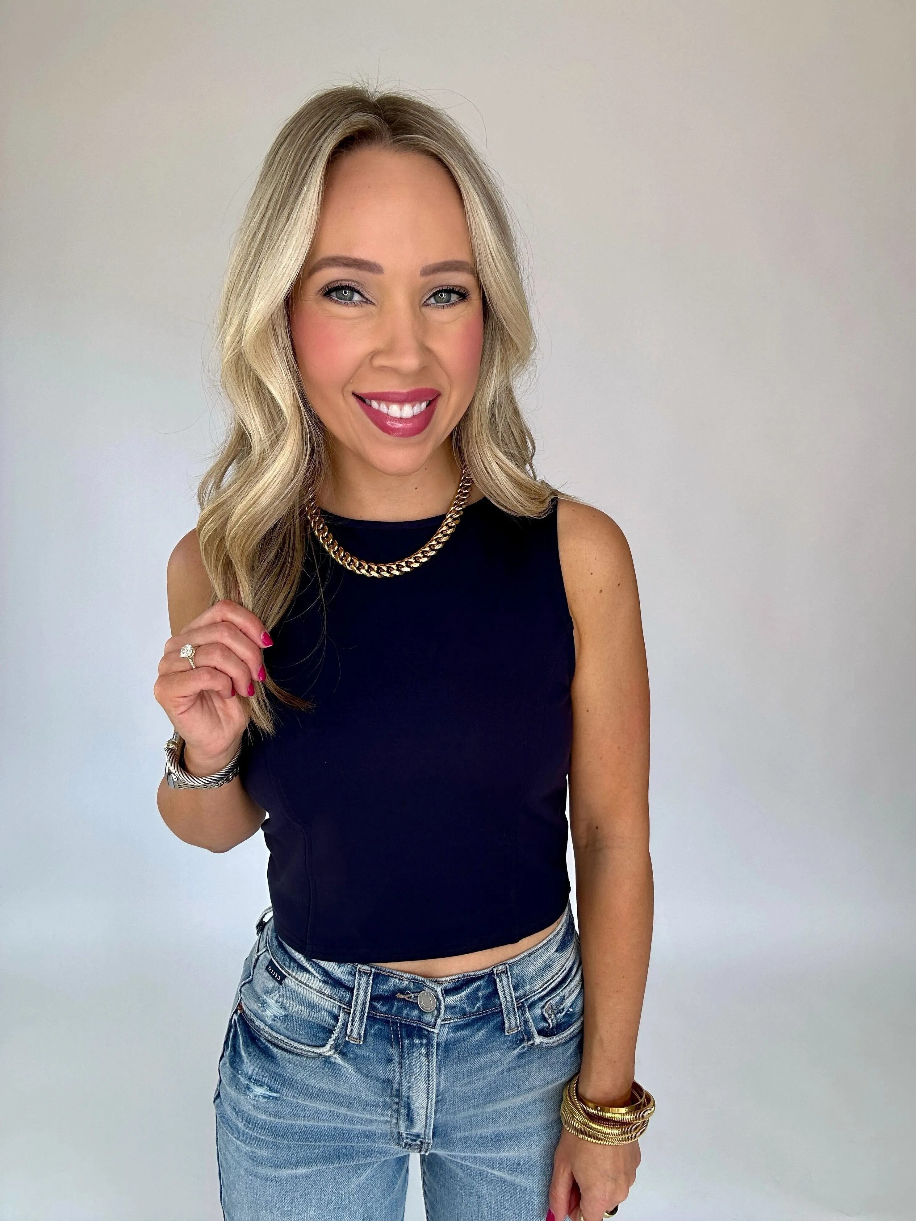 Signature Move Ponte Knit Tank