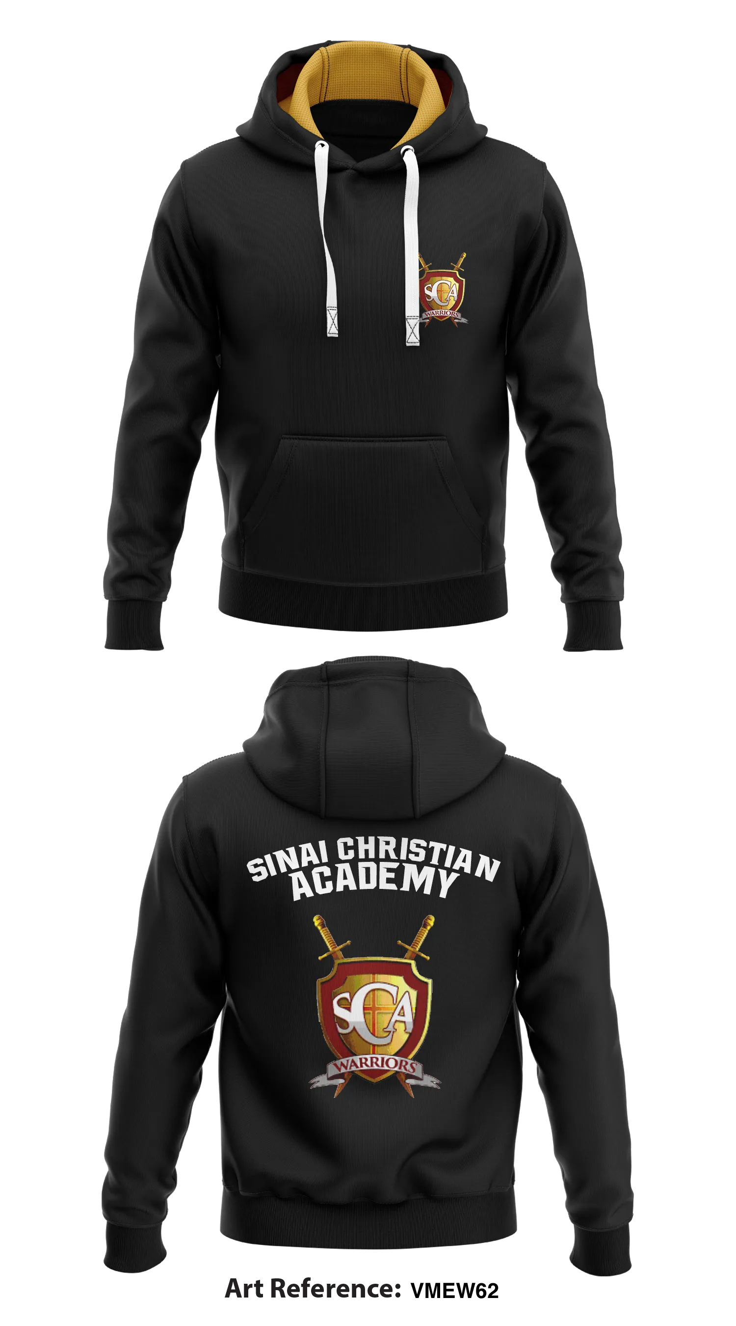 Sinai Christian Academy Store 1  Core Men's Hooded Performance Sweatshirt - BqN2e8