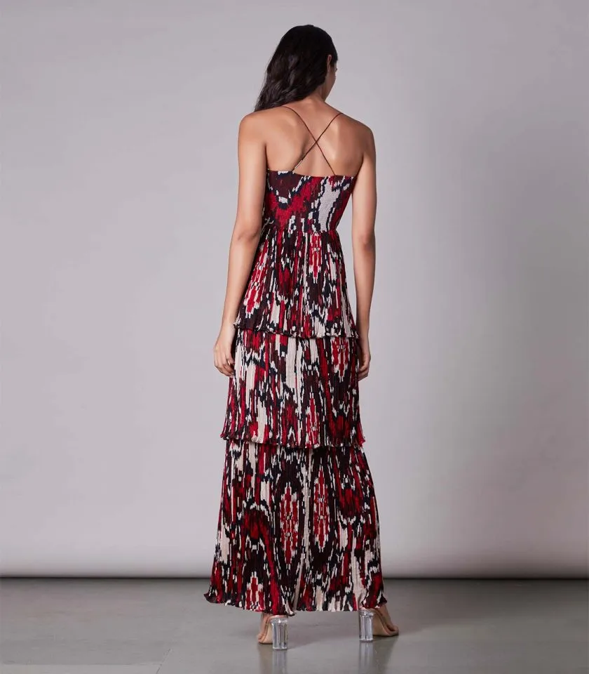 SK Ikat Tier Dress AW 21115