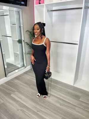 slim fit maxi