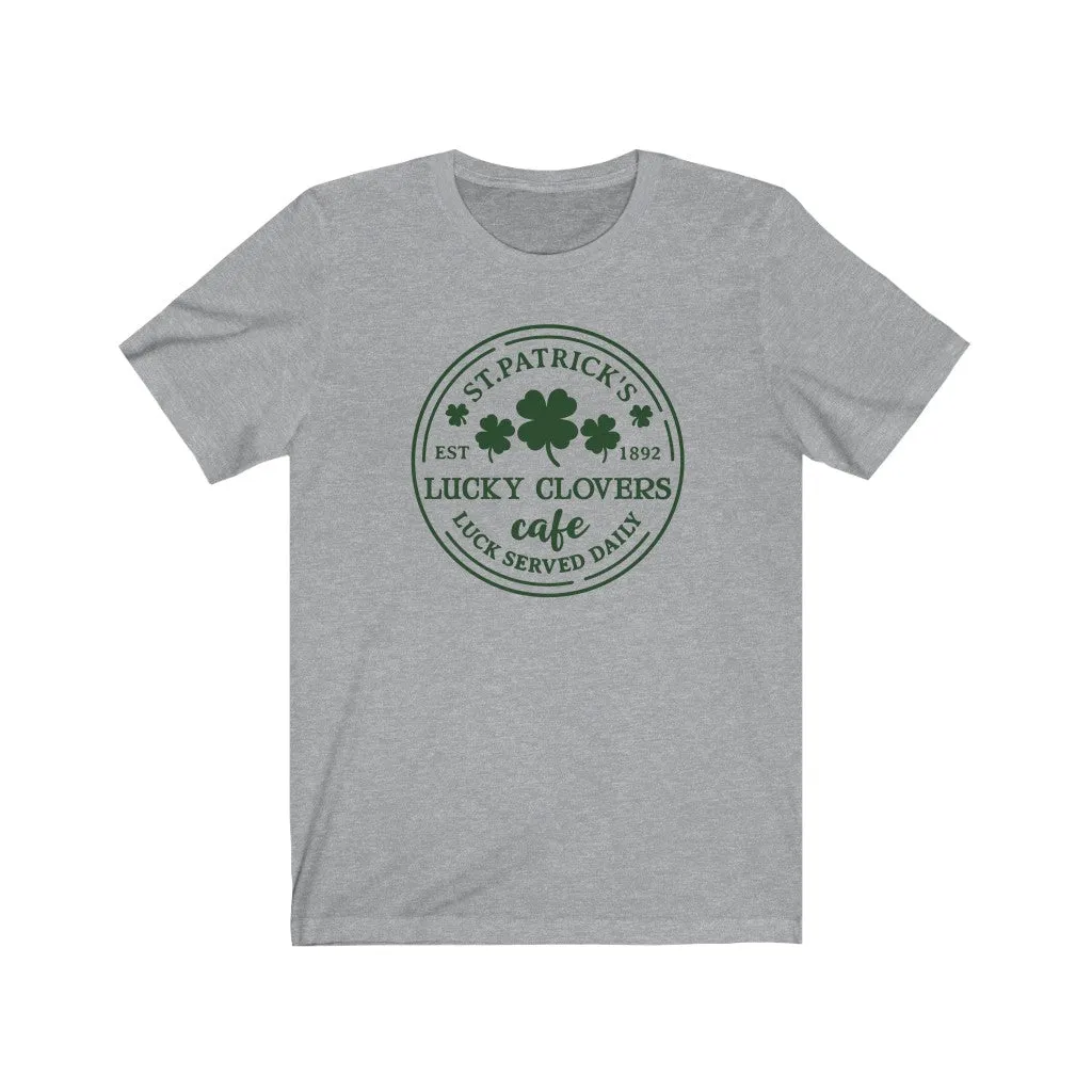 St. Patrick's Lucky Clovers Cafe Tee